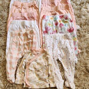 Honest Baby Organic Cotton Bundle of 11 Items -0-3 M